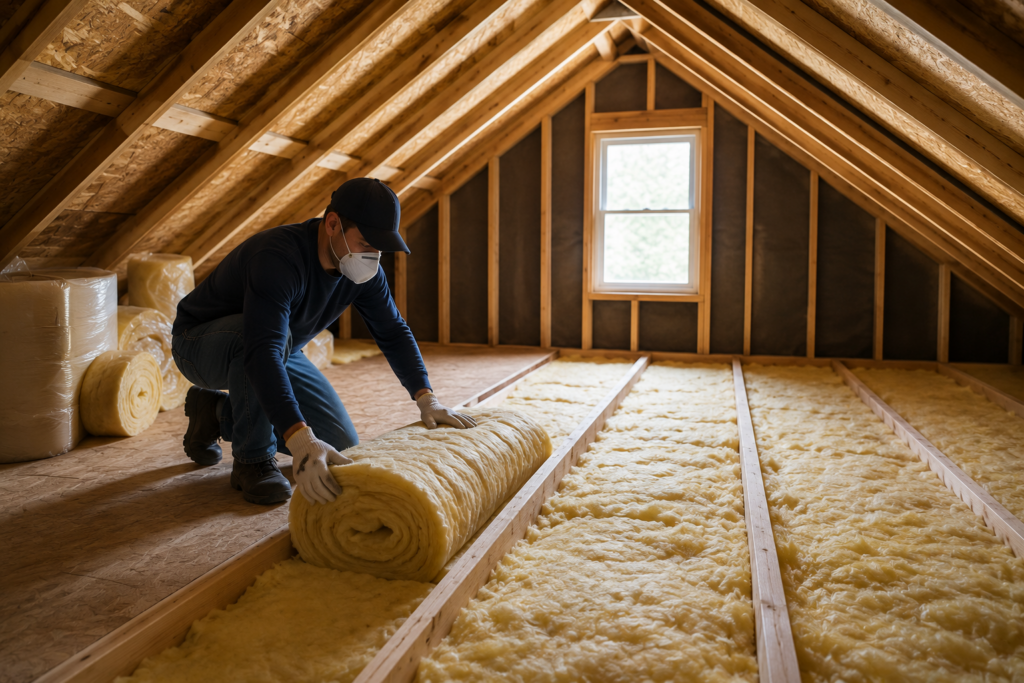 Professional Attic Insulation Installation For An Energy Efficient Home